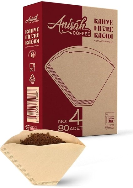 Filtre Kahve Kağıdı | Kokusuz | Kimyasalsız | Doğa Dostu | Yırtılmaz