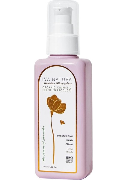 Natura Organik Nemlendirici El Kremi Mandalina Çiçeği Özlü 125 ml