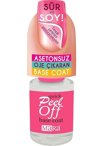 Kozmetik Peel Off Base Coat Oje Çıkarıcı