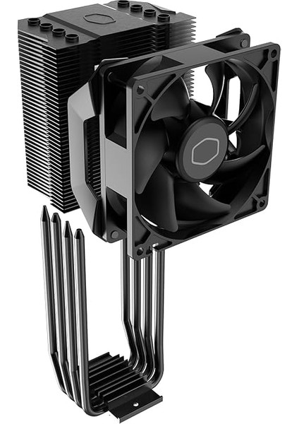 Master Hyper 411 Nano Cpu Hava Soğutucu, 4 Isı Borusu (Tdp 180 W), Kolay Monte Edilen 92 mm Fan (Pwm), 136 mm Alüminyum Soğutucu, Düşük Mesafeli, Amd ve Intel Uyumlu fırsatları