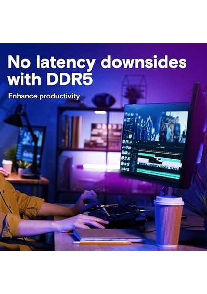 Ram 32GB Kit (2X16GB) Ddr5 5600MHZ (Veya 5200MHZ Veya 4800MHZ) Masaüstü Bellek CT2K16G56C46U5 fırsatları
