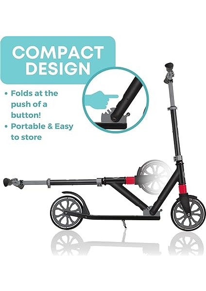 Nl 205 Katlanabilir Scooter - Siyah-Gri indirimleri