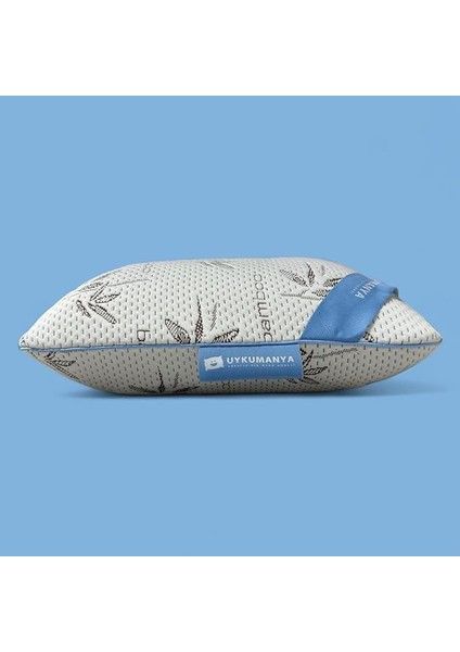 Bamboo Visco Yastık 60X40/15 Cm, Orta Sertlik, Dikdörtgen, Yastık - Minimalist, Sıcaklık Kontrolü, Pamuklu, Çok Pozisyonlu Uyuyanlar Için, Uykucu Comfort