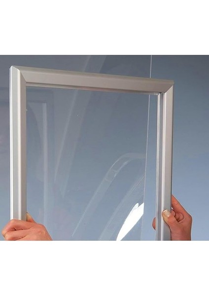 Levha 1mm Şeffaf Pleksi Levha Cam Görünümlü Pleksi Tablo Camı 30 x 55CM