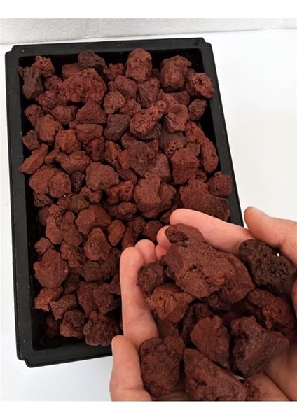 Pomza 40 Litre 2-4 cm Kırmızı Pomza Tarım Pomzası Pomza Taşı Lav Taşı Cüruf Madeni Pomza Ponza fiyatları