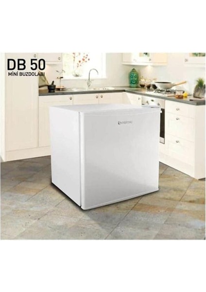 DB50 Mini Buzdolabı 50 Lt, Beyaz