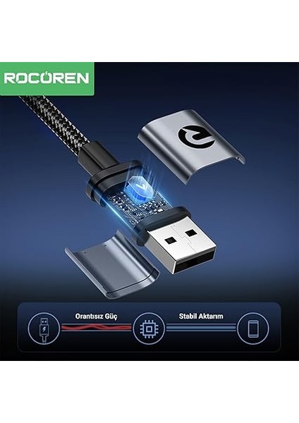 Usb-A To Type-C 90° 3A Hızlı Şarj ve Data Kablosu 1 Metre fırsatları