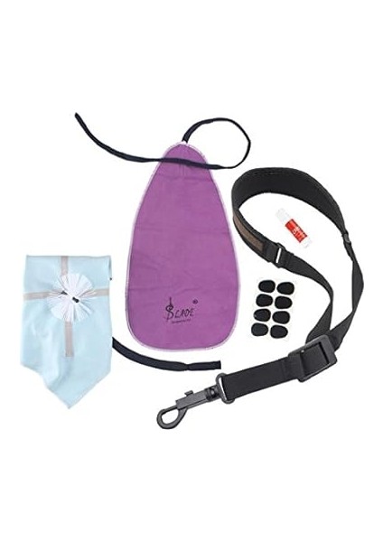 5'i 1 Arada Saksafon Seti, Boyun Askısı, 2 x Temizleme Bezi, Ağızlık ve Mantar Yağı fırsatları