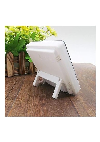 Hans Creatıon Ds Enterprise | (Htc-1) Oda Termometresi, Nem Kuluçka Ölçer ve Doğru Sıcaklık Göstergeli Duvara Montaj LED Dijital Alarm Saat Monitörü Iç Mekan/dış Mekan (Htc-1) / (004) modelleri