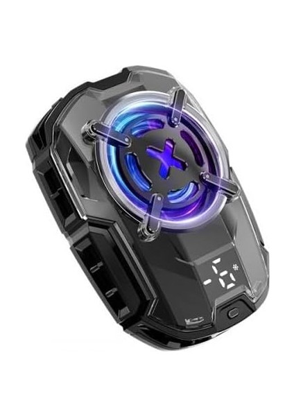 27W Super Akıllı Kasırga Telefon Soğutucu Dijital Göstergeli Akıllı Isı Yalıtım Soğutma Fanı Radyatör