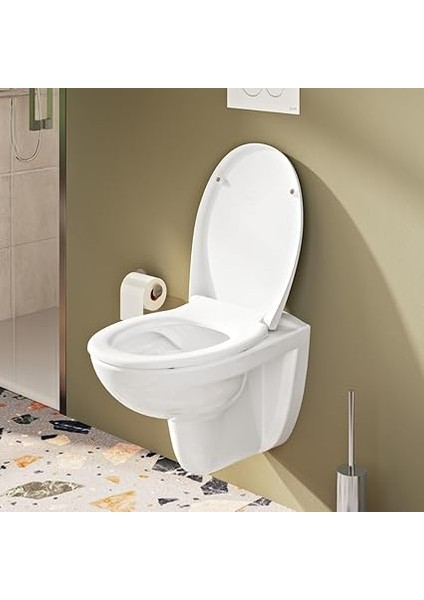 84-003R009 Klozet Kapağı Universal Yavaş Kapanır Kolay Çıkabilir Beyaz fiyatları