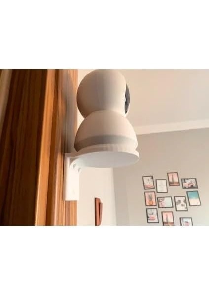 Kamera Stand, 1080P Wifi Kamera Tutucu, Bebek Kamera Standı, Iç Mekan Kamera Tutucu, Evcil Hayvan Kamerası Stand 360 Kamera Duvar Askı Standı Beyaz fiyatları