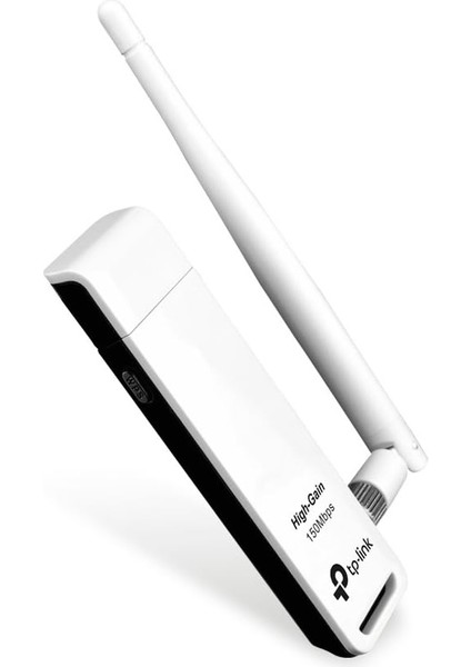 TL-WN722N, N150 Mbps Yüksek Kazanımlı Kablosuz USB Adaptör, 4dbi Ayrılabilir Anten