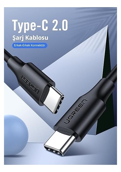 Usb-C 2.0 C M/m Abs Hızlı Şarj Kablosu 1m Beyaz fiyatları