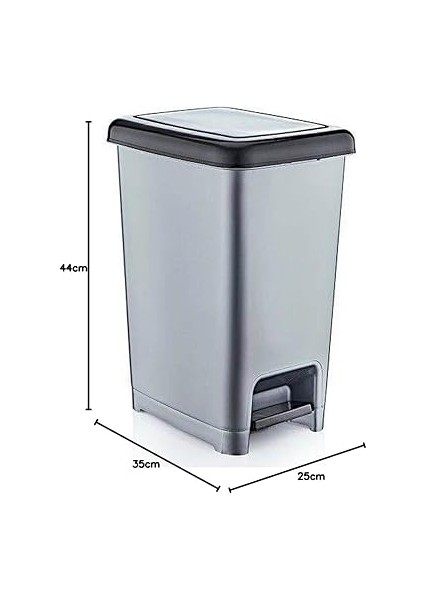 Slim Pedallı Çöp Kovası 25 Lt fiyatları