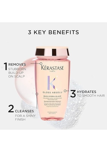 Gloss Absolu Bain Hydra-Glaze Büyük Boy Şampuan 500 ml fırsatları