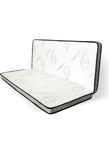 Hemnes Uyumlu Katlanır Ortopedik Bamboo Sünger Yatak 160X200