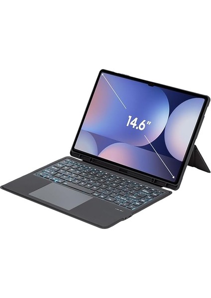 Tab S10 Ultra/s9 Ultra/s8 Ultra 14.6inç Için ile Uyumlu Magic Keyboard Işıklı Mag Touchpad Blutooth Işıklı Standlı Klavyeli Kılıfı
