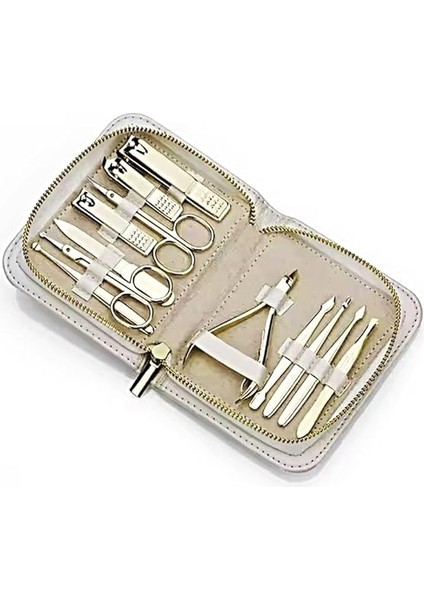 Parça Manikür Pedikür Seti, Gold Paslanmaz Çelik, Tırnak Bakım Aletleri, Özel Taşıma Çantalı (Özel Seri) fiyatları