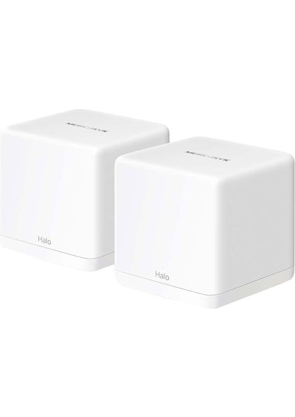 Halo H60X 2-Pack, AX1500MBPS, Dual-Band, Gigabit Portları, 100'E Kadar Cihaz Bağlanabilir, 350 M²'ye Kadar Kapsama, Akıllı Bağlantı, Mobil Uygulama ile Kolay Kurulum, Wi-Fi 6 Mesh Sistemi