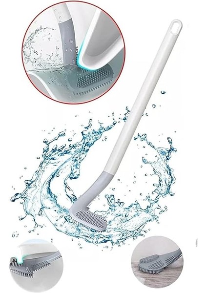 Haus Golf Tasarımlı Silikon Wc Klozet Mutfak Temizlik Fırçası Kanca Hediyeli fiyatları