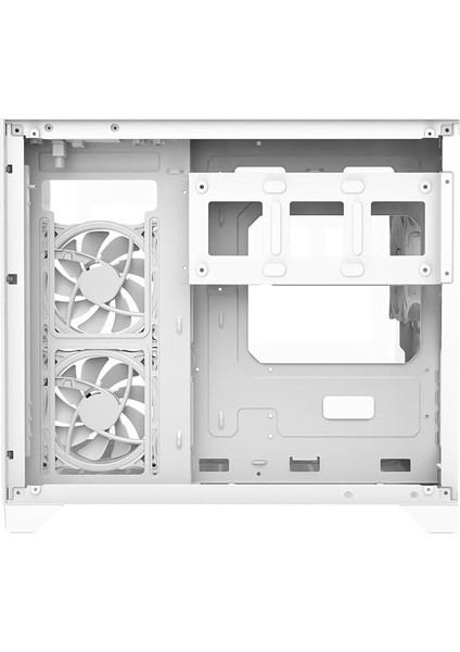 Beyaz 3 Rgb Fanlı Temperli Cam Panel Boş M-Atx Gaming Oyuncu Bilgisayar Kasası fırsatları