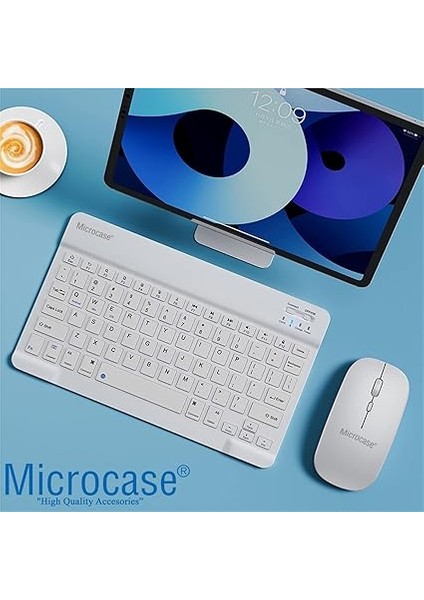 Tablet ve Telefonlar Için Bluetooth Klavye ve Mouse Set - AL3476 (Beyaz) modelleri