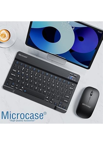 Tablet ve Telefonlar Için Bluetooth Klavye ve Mouse Set - AL3476 (Beyaz) fırsatları