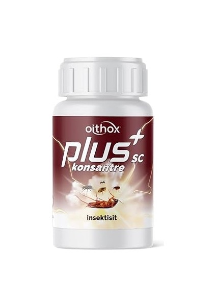 Plus Sc 50 ml Konsantre Haşere Ilacı, 10 Haşereye Karşı Etkili, Hamamböceği, Bit, Pire, Uyuz, Mite, Tahtakurusu