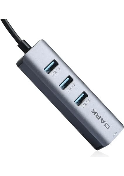 USB 3.1 Type-C 3 Port USB 3.0 Çoklayıcı + Gigabit Lan Ethernet Dönüştürücü (DK-AC-U31X3GL) modelleri