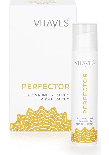 Perfector Göz Çevresi Serumu, Peptit Kompleks Serum, Göz Altı Torbaları ve Mor Halkalar Anında Canlandırıcı Kırışıklık Karşıtı, Yoğun Nemlendirici, Göz Altına Işıltı Verici - 15 ml
