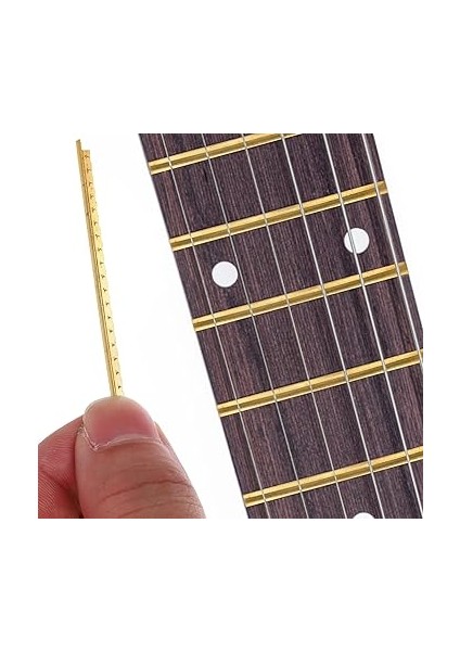 19 Adet Akustik Gitar Perde Teli Seti Gitar Bakımı Için Perde Teli Değişimi modelleri