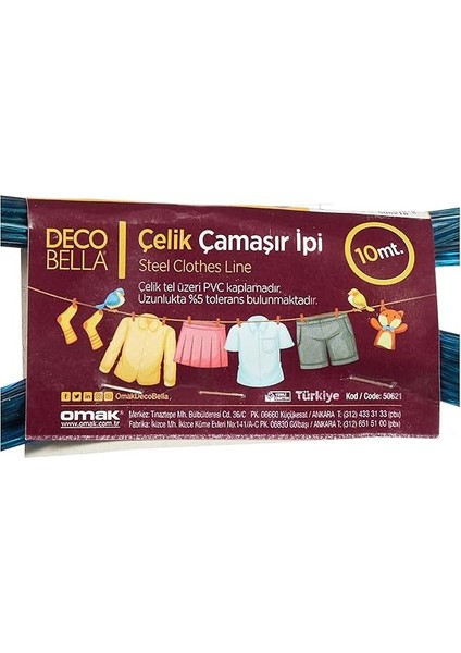 Çelik Çamaşır Ipi (10 Mt) fiyatları