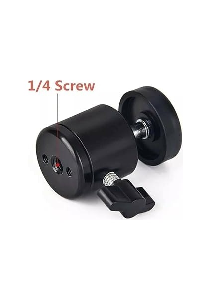 Tripod 90° Yönlendirme Aparatı 360 Derece Dönebilen Başlık Tüm Tripodlara Uyumlu Metal Mafsal Aparatı indirimleri