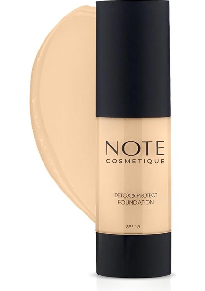 Detox & Protect 02 Natural Beige Canlandırıcı Etkili Spf 15 Kapatıcı Fondöten