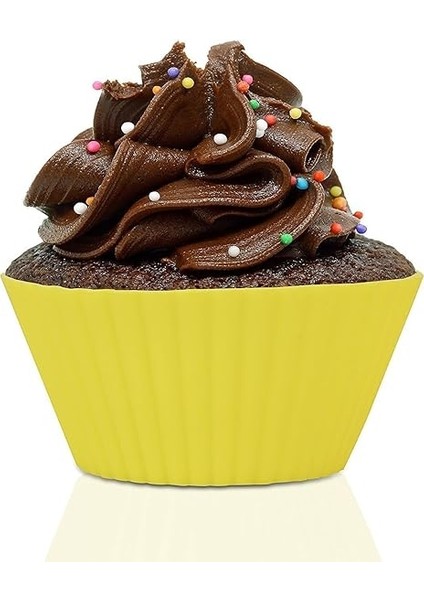 Home Muffin Pişirme Kalıbı 18 Adet Silikon Kek Kalıbı Cupcake Çikolata ve Sade Kek indirimleri