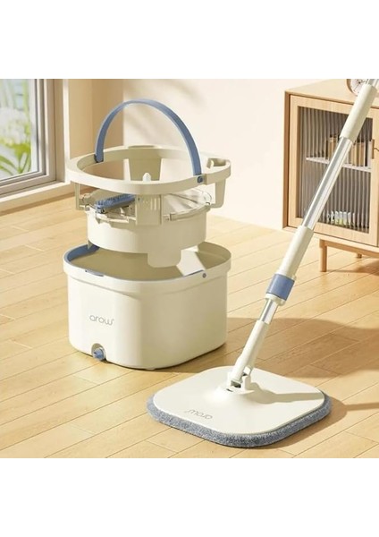 Clean Master Temizlik Seti Temiz & Kirli Suyu Ayırma Özelliği 2 Bez Yedekli