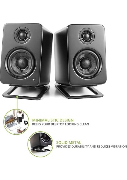 S Masa Üstü Hoparlör Standı (2 Adet) Siyah fiyatları