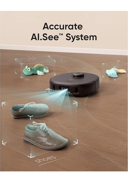 By Anker Clean X9 Pro Hibrit Robot Süpürge, 5500 Pa, Çift Döner Başlıklı Basınçlı Mop Sistemi, Otomatik Temizleme Istasyonlu, Halı Temizliği Için Mop Kaldırma, Lazer Navigasyon, Siyah indirimleri