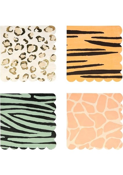 Meri Safari Peçete (L) (16'lı)