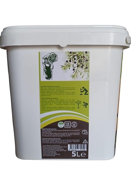 Zeytin Için, Organik Gübre, Organik Sertifikalı, Kök Geliştirici, Toprak Düzenleyici, Bitki Besleyici, 5 Litre (1) fiyatları