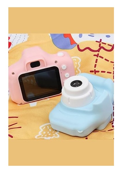 Çocuklar Için Dijital Fotoğraf Makinesi Fotoğraf ve Video Çeken Mini Pembe indirimleri