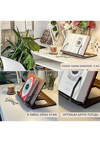Wood - Kitap Okuma Standı (Ceviz) indirimleri