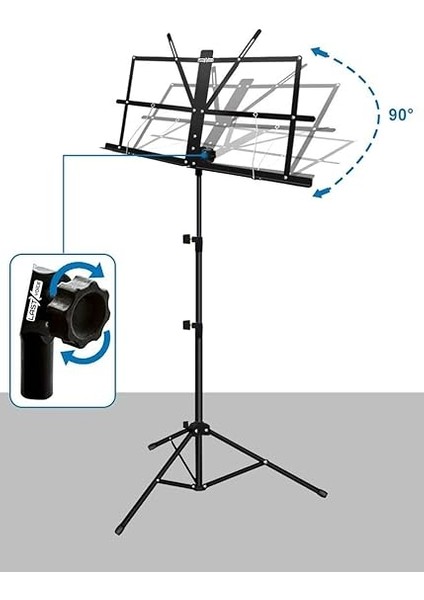 NT-106 Tel Nota Sehpası Makaslı (Taşıma Çantalı) modelleri