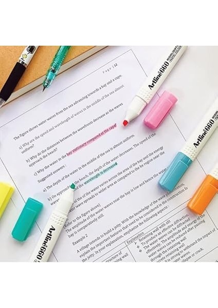 660 Pastel Seri 6'lı Fosforlu Kalem Seti fiyatları