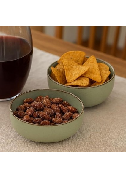 Porselen Moderna 2 Li 20 cm Kase Yeşil fırsatları