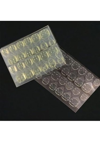 Adet Şeffaf Tırnak Yapıştırıcı Bant Zararsız Tak Çıkar Suya Dayanıklı (Şeffaf Bant, Adet, 48)