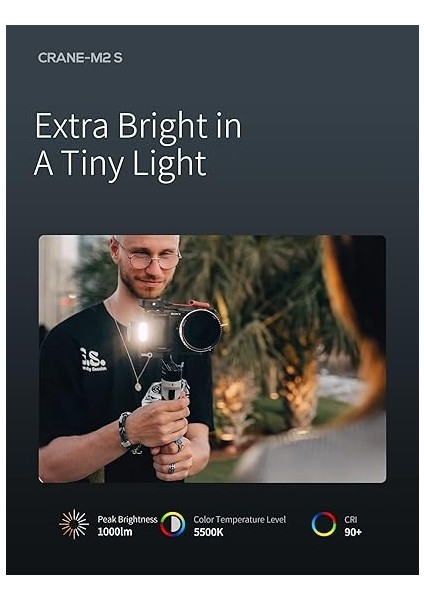 Zhi Yun Crane M2S Combo[official] 3 Eksenli Stabilizatör Gimbal Akıllı Telefonlar, Aksiyon Kameraları, Kompakt ve Hafif Hibrit Kameralar Için indirimleri