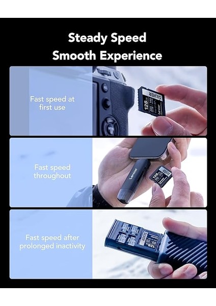 Profesyonel Sılver Sd Kart 128 Gb, 205 Mb/s'ye Kadar Okuma, 140 Mb/s Yazma, Sd3.0, V30, U3, C10 Sdxc Kart, Dslr, Kameralar, Profesyonel Fotoğrafçı, Kamera, Meraklısı Için Uhs-I Sd Hafıza Kartı indirimleri