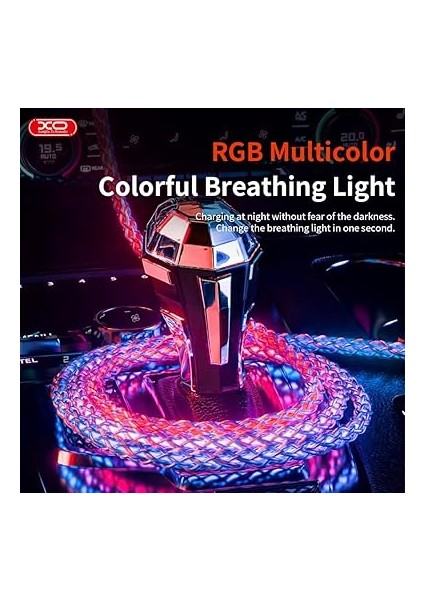 4'ü 1 Arada 60W Type-C Lightning Şarj ve Data Kablosu, 100 Cm, Rgb, Özel Çinko Alaşım, Deri Organizer, 4 Başlıklı, Yüksek Hızlı Veri Aktarımı, NB276, Şeffaf indirimleri